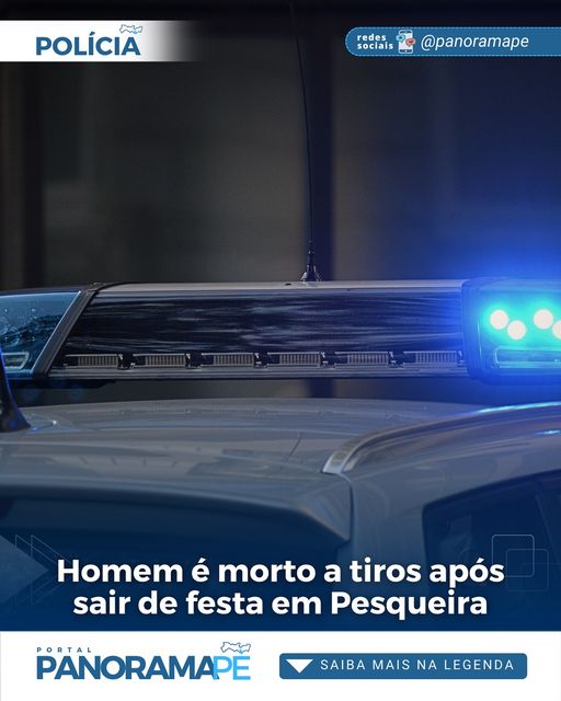 Homem é morto a tiros em Pesqueira