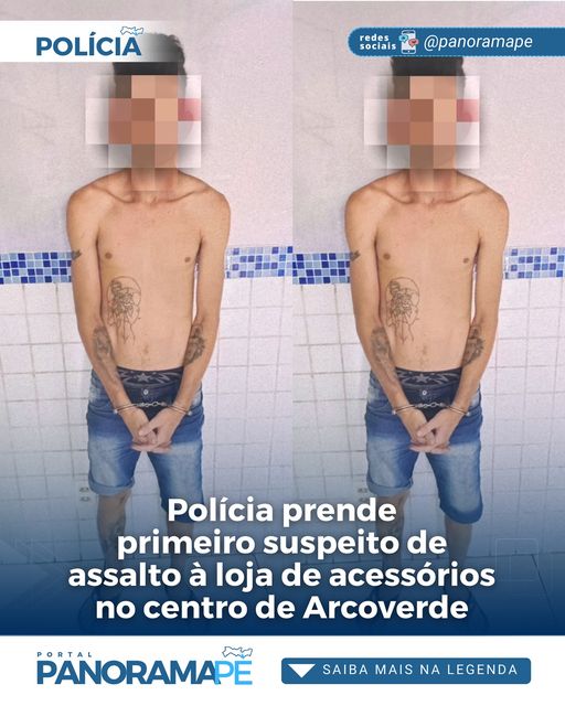 Preso por assalto a loja em Arcoverde