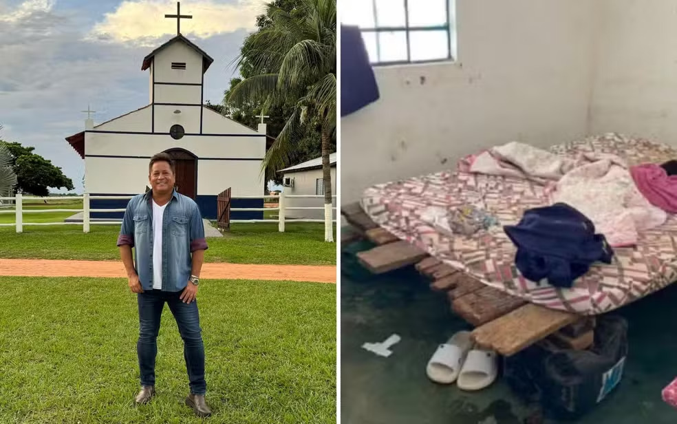 Trabalhador resgatado em fazenda de Leonardo