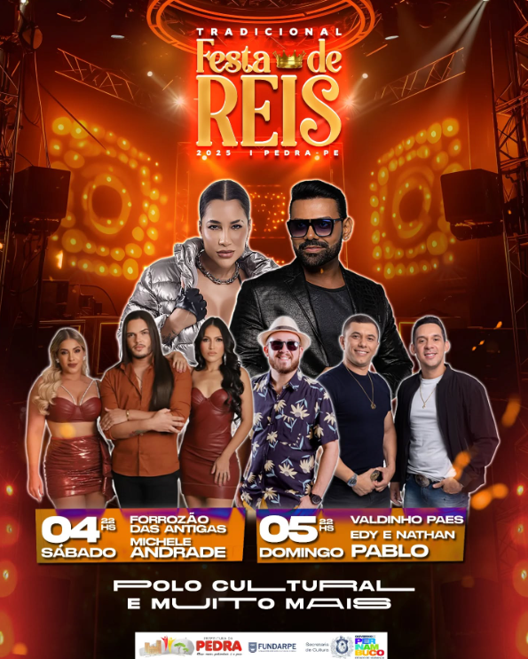 Programação da Festa de Reis da Pedra