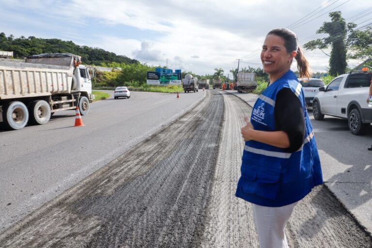 Requalificação de rodovia em Águas Belas