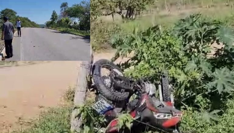 Motociclista morre em acidente em Tupanatinga